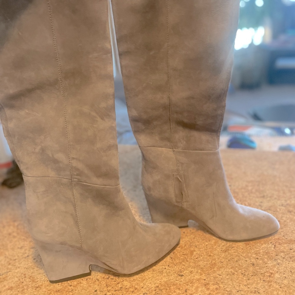 Sam Edelman Tall Suede Boots - Picture 7 of 8